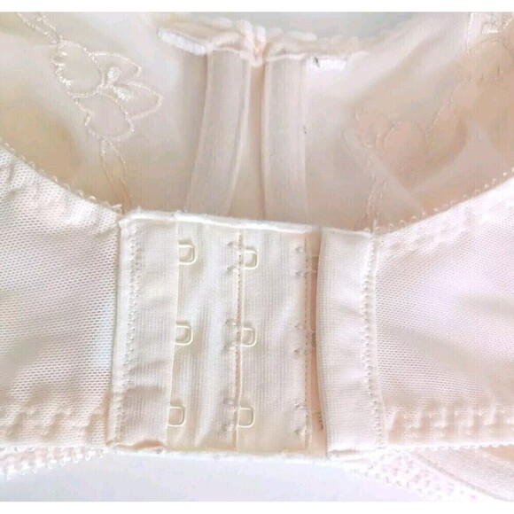 Bali Bra Size 40C Beige Style #0180 Mesh Balconette Full Coverage Vintage NWOT - Picture 6 of 10